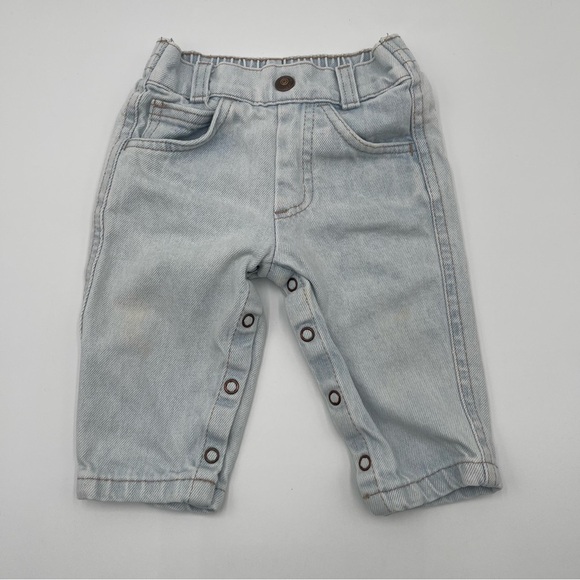 Vintage Little Levi's Orange Tab Jeans Infant/baby 9 mos Unisex 90s Made in USA - Picture 2 of 10